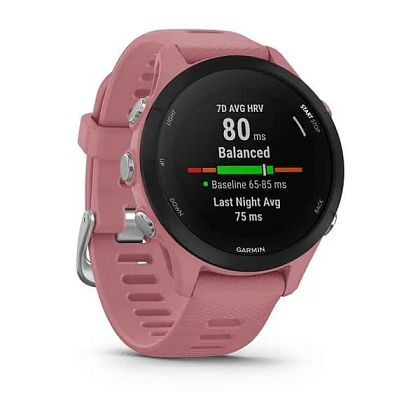 картинка Garmin Forerunner 255S, 41 мм, цвет корпуса светло-розовый с светло-розовым ремешком от маркетплейса TEMA.shop 2