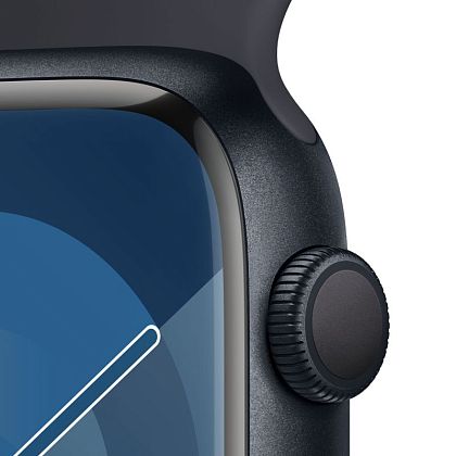 картинка Apple Watch Series 9, 41 мм, цвет корпуса темная ночь, ремешок цвета темная ночь, размер S/M от маркетплейса TEMA.shop 3
