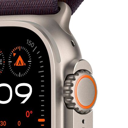 картинка Apple Watch Ultra 2 GPS + Cellular, 49 мм, корпус из титана, ремешок цвета индиго, размер L от маркетплейса TEMA.shop 3