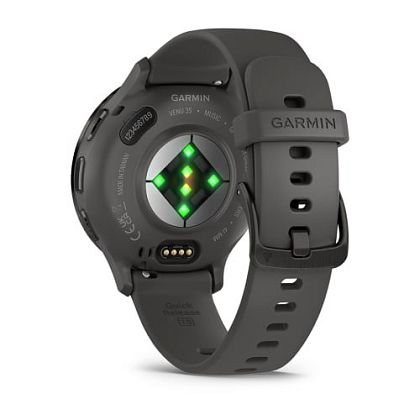картинка Garmin Venu 3S, 41 мм, корпус и ремешок серого цвета, безель темно-серый от маркетплейса TEMA.shop 2