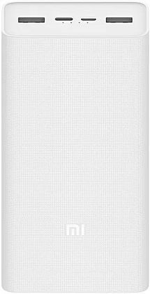 картинка Xiaomi Mi Power Bank 30000mAh, PD 18W, QC2.0 (PB3018ZM), белый от маркетплейса TEMA.shop 1