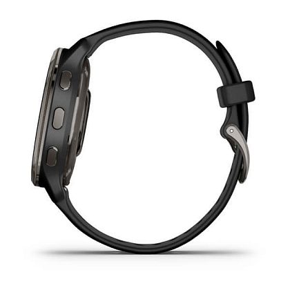 картинка Garmin Venu 2 Plus, 43 мм, корпус и ремешок черного цвета, серый безель от маркетплейса TEMA.shop 6