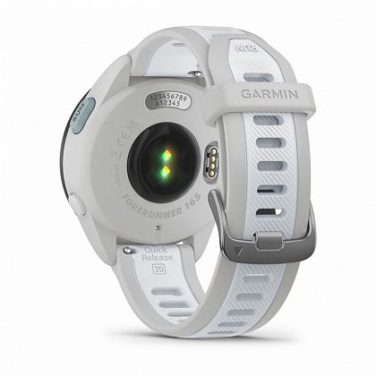 картинка Garmin Forerunner 165 Music, 43 мм, цвет корпуса белый с серым ремешком от маркетплейса TEMA.shop 6