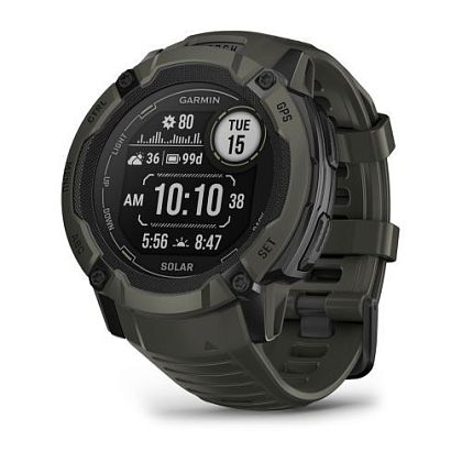 картинка Garmin Instinct 2X Solar, 50 мм, цвет корпуса темно-зеленый от маркетплейса TEMA.shop 1