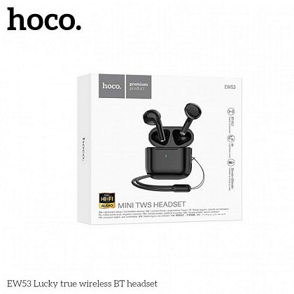 картинка Hoco EW53 Lucky Mini TWS BT5.3 Headset, 4h, черный от маркетплейса TEMA.shop 2