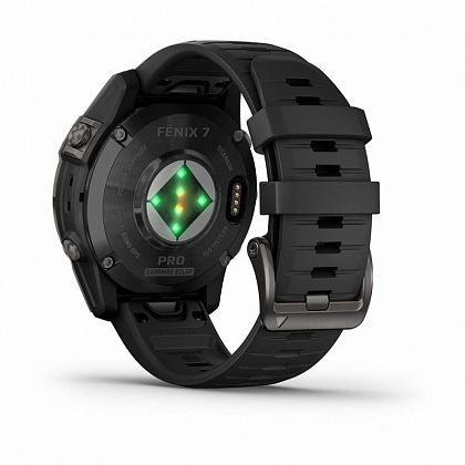 картинка Garmin Fenix 7 Pro Sapphire Solar, 47 мм, цвет корпуса угольно-серый с черным ремешком от маркетплейса TEMA.shop 6