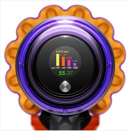 картинка Ручной беспроводной вертикальный Dyson V15S Detect Submarine sv47, желтый/серебристый от маркетплейса TEMA.shop 9