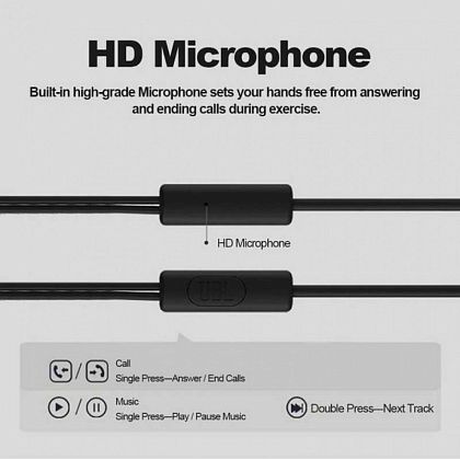 картинка JBL C100SI In-Ear Headphones, черный от маркетплейса TEMA.shop 4