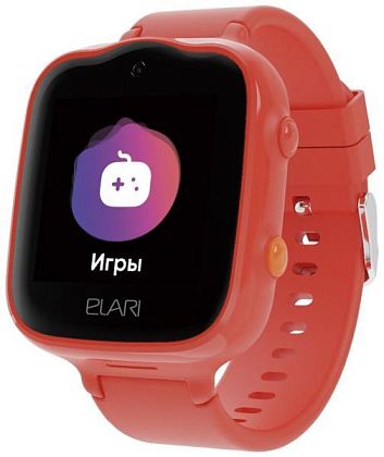 картинка Детские умные часы ELARI KidPhone 4G Bubble, цвет корпуса красный от маркетплейса TEMA.shop 2