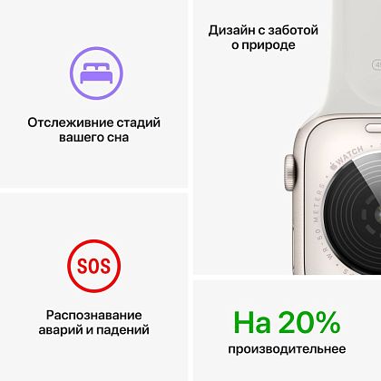картинка Apple Watch SE 2022, 40 мм, цвет корпуса темная ночь, ремешок цвета темная ночь, размер S/M от маркетплейса TEMA.shop 8