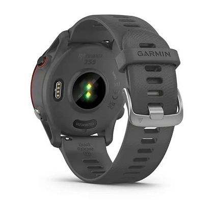 картинка Garmin Forerunner 255, 45 мм, цвет корпуса серый с темно-серым ремешком от маркетплейса TEMA.shop 6