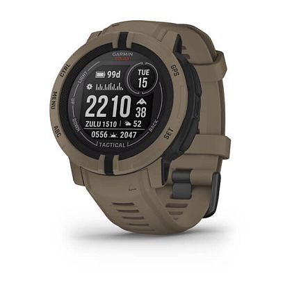 картинка Garmin Instinct 2 Solar Tactical Edition, 45 мм, цвет корпуса коричневый от маркетплейса TEMA.shop 1