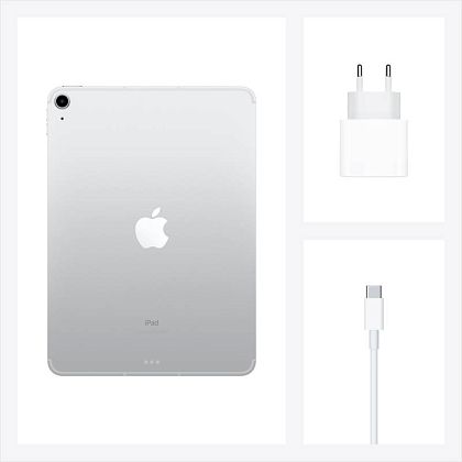 картинка Apple iPad Air 10,9" (2022) Wi-Fi + Cellular 64 ГБ, серебристый от маркетплейса TEMA.shop 6