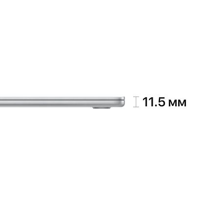 картинка Apple MacBook Air 15,3" (M2, 2023) 8 ГБ RAM, 256 ГБ SSD, серебристый от маркетплейса TEMA.shop 4