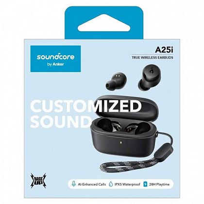 картинка Anker SoundCore A25i True Wireless Earbuds, 9h-28h, черный от маркетплейса TEMA.shop 2