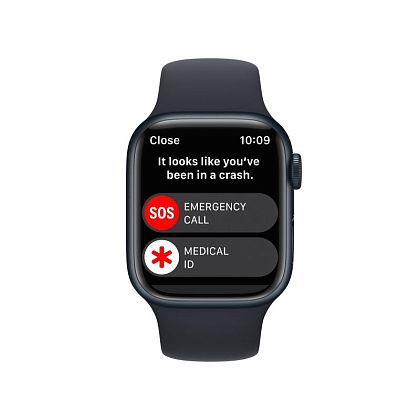 картинка Apple Watch SE 2022, 40 мм, цвет корпуса темная ночь, ремешок цвета темная ночь, размер M/L от маркетплейса TEMA.shop 8