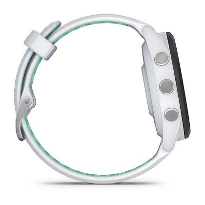 картинка Garmin Forerunner 265S, 41 мм, цвет корпуса белый с ремешком бело-салатового цвета от маркетплейса TEMA.shop 5
