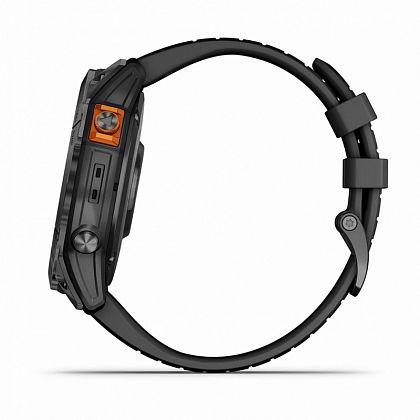 картинка Garmin Fenix 7X Pro Solar, 51 мм, цвет корпуса серый, ремешок черного цвета от маркетплейса TEMA.shop 7