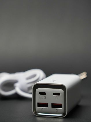 картинка Сетевое зарядное устройство LDNIO 65W GaN для iPhone и Android от маркетплейса TEMA.shop 1