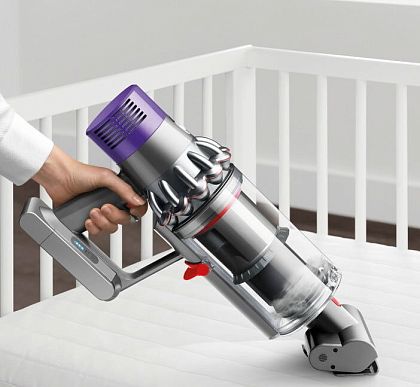 картинка Ручной беспроводной вертикальный Dyson V10 Cyclone Absolute, коричневый/серый от маркетплейса TEMA.shop 6