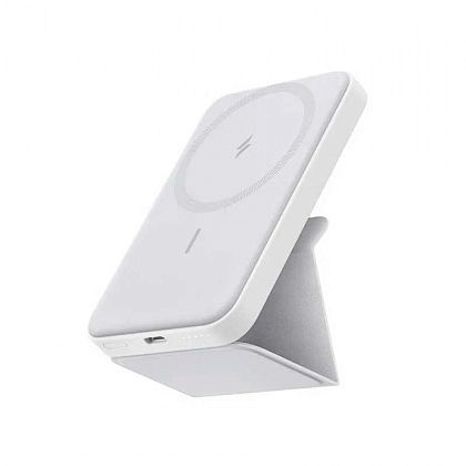 картинка Anker MagGo Power Bank 5000mAh, 7.5W, Stand, (A1614), белый от маркетплейса TEMA.shop 1