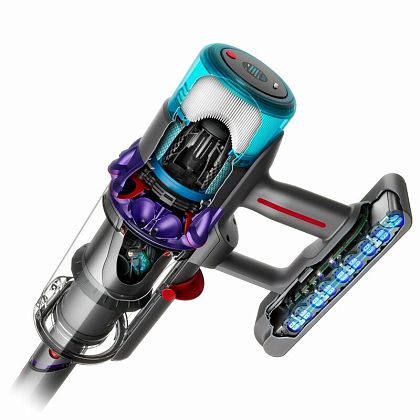 картинка Ручной беспроводной вертикальный Dyson SV23 Gen5 Detect Absolute, фиолетовый/серебристый от маркетплейса TEMA.shop 9