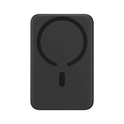 картинка Baseus 10000 mAh Magnetic Mini Wireless Fast Charge Power Bank, Qi 15W, модель PPCXM10, черный от маркетплейса TEMA.shop 1