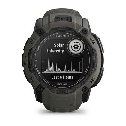 картинка Garmin Instinct 2X Solar, 50 мм, цвет корпуса темно-зеленый от маркетплейса TEMA.shop 2