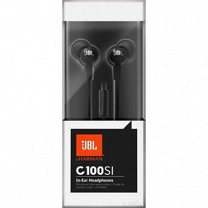 картинка JBL C100SI In-Ear Headphones, черный от маркетплейса TEMA.shop 2