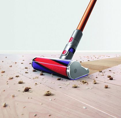 картинка Ручной беспроводной вертикальный Dyson V10 Cyclone Absolute, коричневый/серый от маркетплейса TEMA.shop 8