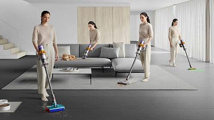 картинка Ручной беспроводной вертикальный Dyson V15S Detect Submarine sv47, желтый/серебристый от маркетплейса TEMA.shop 10