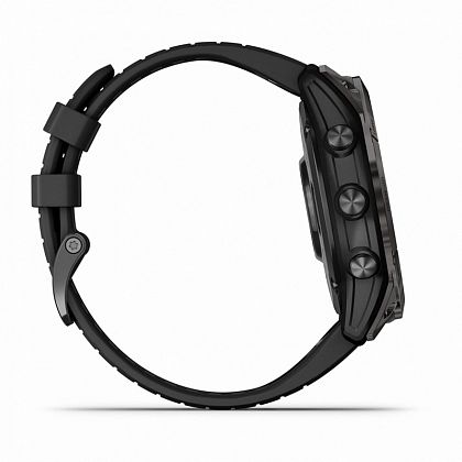 картинка Garmin Fenix 7X Pro Solar, 51 мм, цвет корпуса серый, ремешок черного цвета от маркетплейса TEMA.shop 5