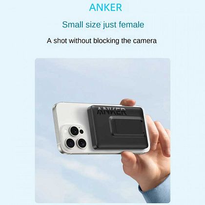 картинка Anker MagGo Power Bank 10000mAh, 7.5W, Stand, PD20W, QC18W (A1652), белый от маркетплейса TEMA.shop 4