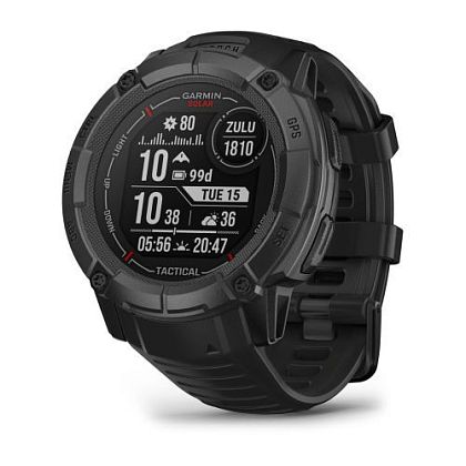 картинка Garmin Instinct 2X Solar Tactical Edition, 50 мм, цвет корпуса черный от маркетплейса TEMA.shop 1