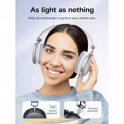 картинка Hoco W35 Max Joy BT Headphones, 90hours, BT 5.3, TF, черный от маркетплейса TEMA.shop 6