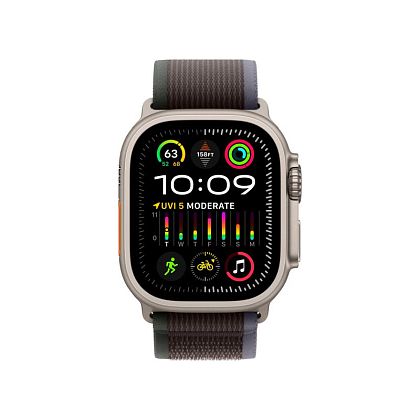 картинка Apple Watch Ultra 2 GPS + Cellular, 49 мм, корпус из титана, ремешок черно-синего цвета, размер M/L от маркетплейса TEMA.shop 2