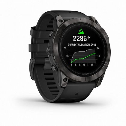 картинка Garmin Epix Pro (Gen 2), Sapphire, 51 мм, цвет корпуса угольно-серый, ремешок черного цвета от маркетплейса TEMA.shop 3
