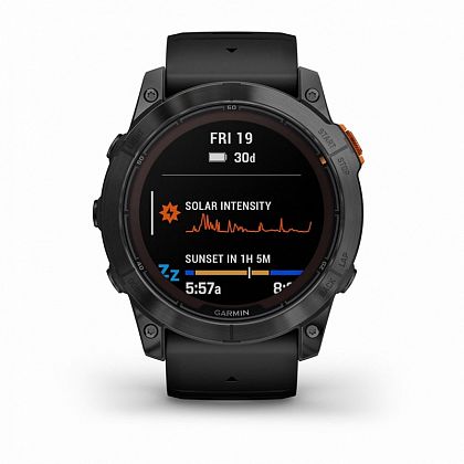 картинка Garmin Fenix 7X Pro Solar, 51 мм, цвет корпуса серый, ремешок черного цвета от маркетплейса TEMA.shop 2