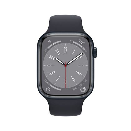 картинка Apple Watch Series 8, 41 мм, цвет корпуса темная ночь, ремешок цвета темная ночь, размер M/L от маркетплейса TEMA.shop 2