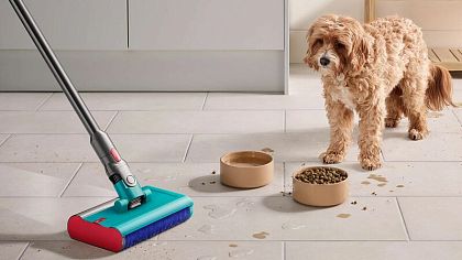 картинка Ручной беспроводной вертикальный Dyson V15S Detect Submarine sv47, желтый/серебристый от маркетплейса TEMA.shop 4