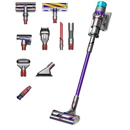 картинка Ручной беспроводной вертикальный Dyson SV23 Gen5 Detect Absolute, фиолетовый/серебристый от маркетплейса TEMA.shop 3
