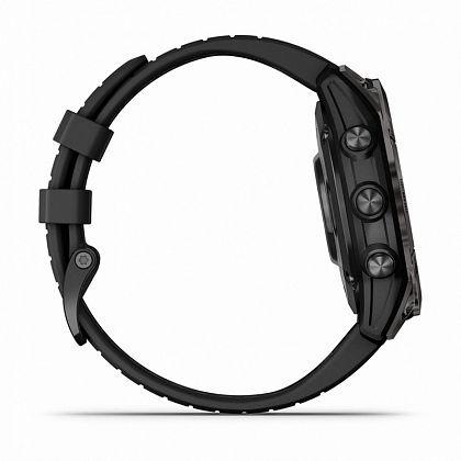 картинка Garmin Fenix 7 Pro Sapphire Solar, 47 мм, цвет корпуса угольно-серый с черным ремешком от маркетплейса TEMA.shop 5