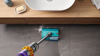 картинка Ручной беспроводной вертикальный Dyson V15S Detect Submarine sv47, желтый/серебристый от маркетплейса TEMA.shop 6