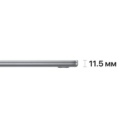 картинка Apple MacBook Air 15,3" (M2, 2023) 8 ГБ RAM, 256 ГБ SSD, серый космос от маркетплейса TEMA.shop 5